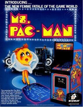 ms pac-man flyer