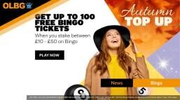 Fabulous Bingo Autumn Top Up: Claim Up to 100 Free Bingo Tickets Weekly
