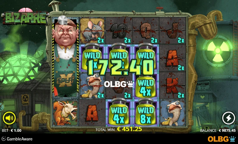 Bizarre slot Chimera Spins feature screenshot